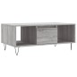 vidaXL Mesa de centro madera contrachapada gris Sonoma 90x50x36,5 cm vidaXL Mesa de centro madera contrachapada gris Sonoma 90x50x36,5 cm