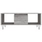 vidaXL Mesa de centro madera contrachapada gris Sonoma 90x50x36,5 cm vidaXL Mesa de centro madera contrachapada gris Sonoma 90x50x36,5 cm