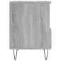 vidaXL Mesita de noche 2 uds madera ingeniería gris Sonoma 40x35x50 cm