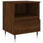 vidaXL Mesitas noche 2 uds madera ingeniería marrón roble 40x35x50 cm vidaXL Mesitas noche 2 uds madera ingeniería marrón roble 40x35x50 cm