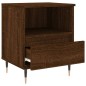 vidaXL Mesitas noche 2 uds madera ingeniería marrón roble 40x35x50 cm vidaXL Mesitas noche 2 uds madera ingeniería marrón roble 40x35x50 cm