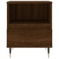 vidaXL Mesitas noche 2 uds madera ingeniería marrón roble 40x35x50 cm vidaXL Mesitas noche 2 uds madera ingeniería marrón roble 40x35x50 cm
