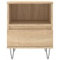 vidaXL Mesitas noche 2 uds madera ingeniería roble Sonoma 40x35x50 cm vidaXL Mesitas noche 2 uds madera ingeniería roble Sonoma 40x35x50 cm