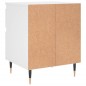 vidaXL Mesita de noche madera contrachapada blanco 40x35x50 cm vidaXL Mesita de noche madera contrachapada blanco 40x35x50 cm