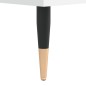 vidaXL Mesita de noche madera contrachapada blanco 40x35x50 cm vidaXL Mesita de noche madera contrachapada blanco 40x35x50 cm