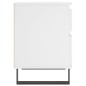 vidaXL Mesita de noche madera contrachapada blanco 40x35x50 cm vidaXL Mesita de noche madera contrachapada blanco 40x35x50 cm