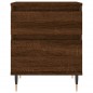 vidaXL Mesitas noche 2 uds madera ingeniería marrón roble 40x35x50 cm vidaXL Mesitas noche 2 uds madera ingeniería marrón roble 40x35x50 cm