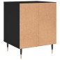 vidaXL Mesitas de noche 2 uds madera de ingeniería negro 40x35x50 cm vidaXL Mesitas de noche 2 uds madera de ingeniería negro 40x35x50 cm