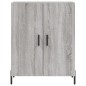 vidaXL Aparador alto madera contrachapada gris sonoma 69,5x34x180 cm vidaXL Aparador alto madera contrachapada gris sonoma 69,5x34x180 cm
