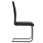 vidaXL Sillas de comedor voladizas 6 unidades cuero sintético gris vidaXL Sillas de comedor voladizas 6 unidades cuero sintético gris