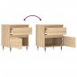 vidaXL Mesitas noche 2 uds madera ingeniería roble Sonoma 40x35x50 cm vidaXL Mesitas noche 2 uds madera ingeniería roble Sonoma 40x35x50 cm