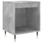 vidaXL Mesita de noche madera de ingeniería gris hormigón 40x35x50 cm vidaXL Mesita de noche madera de ingeniería gris hormigón 40x35x50 cm