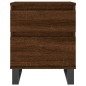 vidaXL Mesitas noche 2 uds madera ingeniería marrón roble 40x35x50 cm vidaXL Mesitas noche 2 uds madera ingeniería marrón roble 40x35x50 cm