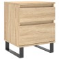 vidaXL Mesita de noche madera de ingeniería roble Sonoma 40x35x50 cm vidaXL Mesita de noche madera de ingeniería roble Sonoma 40x35x50 cm