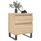 vidaXL Mesita de noche madera de ingeniería roble Sonoma 40x35x50 cm vidaXL Mesita de noche madera de ingeniería roble Sonoma 40x35x50 cm