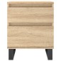 vidaXL Mesita de noche madera de ingeniería roble Sonoma 40x35x50 cm vidaXL Mesita de noche madera de ingeniería roble Sonoma 40x35x50 cm