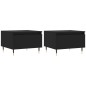 vidaXL Mesas de centro 2 uds madera de ingeniería negro 50x46x35 cm vidaXL Mesas de centro 2 uds madera de ingeniería negro 50x46x35 cm