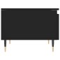vidaXL Mesas de centro 2 uds madera de ingeniería negro 50x46x35 cm vidaXL Mesas de centro 2 uds madera de ingeniería negro 50x46x35 cm
