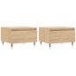 vidaXL Mesas de centro 2 uds madera ingeniería roble Sonoma 50x46x35cm vidaXL Mesas de centro 2 uds madera ingeniería roble Sonoma 50x46x35cm