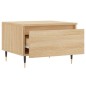 vidaXL Mesas de centro 2 uds madera ingeniería roble Sonoma 50x46x35cm vidaXL Mesas de centro 2 uds madera ingeniería roble Sonoma 50x46x35cm