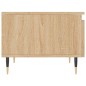 vidaXL Mesas de centro 2 uds madera ingeniería roble Sonoma 50x46x35cm vidaXL Mesas de centro 2 uds madera ingeniería roble Sonoma 50x46x35cm