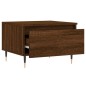vidaXL Mesa de centro madera de ingeniería marrón roble 50x46x35 cm vidaXL Mesa de centro madera de ingeniería marrón roble 50x46x35 cm