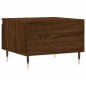 vidaXL Mesa de centro madera de ingeniería marrón roble 50x46x35 cm vidaXL Mesa de centro madera de ingeniería marrón roble 50x46x35 cm