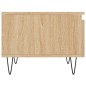 vidaXL Mesa de centro madera de ingeniería roble Sonoma 50x46x35 cm vidaXL Mesa de centro madera de ingeniería roble Sonoma 50x46x35 cm