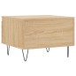 vidaXL Mesa de centro madera de ingeniería roble Sonoma 50x46x35 cm vidaXL Mesa de centro madera de ingeniería roble Sonoma 50x46x35 cm