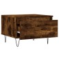vidaXL Mesa de centro madera de ingeniería roble ahumado 50x46x35 cm vidaXL Mesa de centro madera de ingeniería roble ahumado 50x46x35 cm