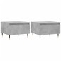 vidaXL Mesas centro 2 uds madera ingeniería gris hormigón 50x46x35 cm vidaXL Mesas centro 2 uds madera ingeniería gris hormigón 50x46x35 cm