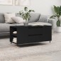 vidaXL Mesa de centro madera de ingeniería negro 102x44,5x50 cm vidaXL Mesa de centro madera de ingeniería negro 102x44,5x50 cm