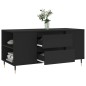 vidaXL Mesa de centro madera de ingeniería negro 102x44,5x50 cm vidaXL Mesa de centro madera de ingeniería negro 102x44,5x50 cm