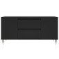 vidaXL Mesa de centro madera de ingeniería negro 102x44,5x50 cm vidaXL Mesa de centro madera de ingeniería negro 102x44,5x50 cm