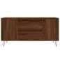 vidaXL Mesa de centro madera de ingeniería marrón roble 102x44,5x50 cm