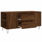 vidaXL Mesa de centro madera de ingeniería marrón roble 102x44,5x50 cm