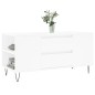 vidaXL Mesa de centro madera de ingeniería blanco 102x44,5x50 cm vidaXL Mesa de centro madera de ingeniería blanco 102x44,5x50 cm