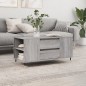 vidaXL Mesa de centro madera de ingeniería gris Sonoma 102x44,5x50 cm vidaXL Mesa de centro madera de ingeniería gris Sonoma 102x44,5x50 cm