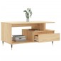 vidaXL Mesa de centro madera contrachapada roble Sonoma 90x49x45 cm vidaXL Mesa de centro madera contrachapada roble Sonoma 90x49x45 cm