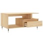 vidaXL Mesa de centro madera contrachapada roble Sonoma 90x49x45 cm vidaXL Mesa de centro madera contrachapada roble Sonoma 90x49x45 cm