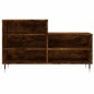 vidaXL Mueble zapatero madera contrachapada roble ahumado 102x36x60 cm