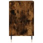 vidaXL Mueble zapatero madera contrachapada roble ahumado 102x36x60 cm