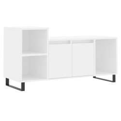 vidaXL Mueble para TV madera contrachapada blanco 100x35x55 cm