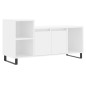 vidaXL Mueble para TV madera contrachapada blanco 100x35x55 cm vidaXL Mueble para TV madera contrachapada blanco 100x35x55 cm