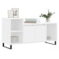vidaXL Mueble para TV madera contrachapada blanco 100x35x55 cm vidaXL Mueble para TV madera contrachapada blanco 100x35x55 cm
