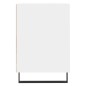 vidaXL Mueble para TV madera contrachapada blanco 100x35x55 cm vidaXL Mueble para TV madera contrachapada blanco 100x35x55 cm
