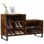 vidaXL Mueble zapatero madera contrachapada roble ahumado 102x36x60 cm vidaXL Mueble zapatero madera contrachapada roble ahumado 102x36x60 cm