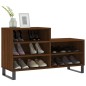 vidaXL Mueble zapatero madera contrachapada roble marrón 102x36x60 cm vidaXL Mueble zapatero madera contrachapada roble marrón 102x36x60 cm
