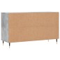 vidaXL Mueble zapatero madera contrachapada gris hormigón 102x36x60 cm vidaXL Mueble zapatero madera contrachapada gris hormigón 102x36x60 cm