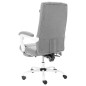 vidaXL Silla de oficina de masaje de tela gris vidaXL Silla de oficina de masaje de tela gris